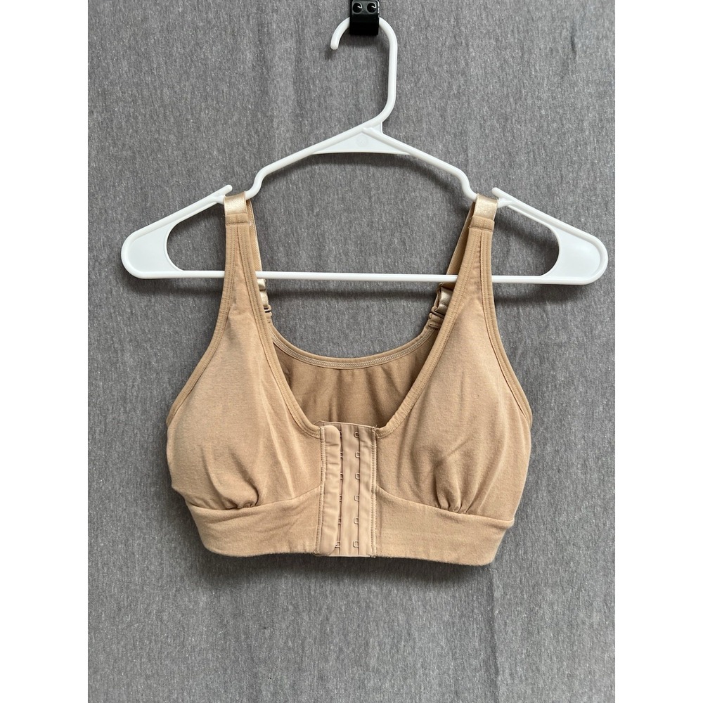 AnaOno Rora Front Closure Recovery Bra Sz M 34 Tan